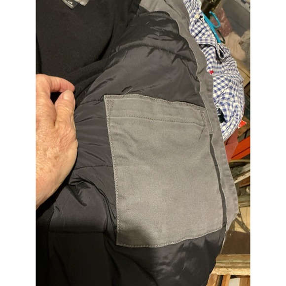 Ariat Men's Rebar Dura Canvas Quilted Lining Jacket XL Gray Ranch Farm Barn Coat - Picture 4 of 10